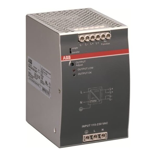 Power Supply, 90/132V AC; 180/264V AC; 210/375V DC, 48V DC, 240W, 4A, DIN Rail